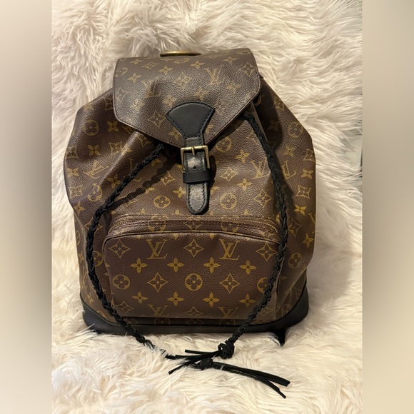LV Vintage 100% Authentic Louis Vuitton Monogram Canvas Rucksack - Picture 3 of 16